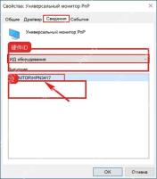 Windows10 监视器属性详细信息中显示硬件 ID
