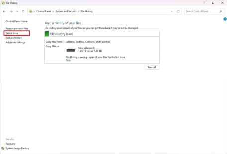 win11怎么开启文件历史记录_win11文件历史备份启用步骤 - php中文网