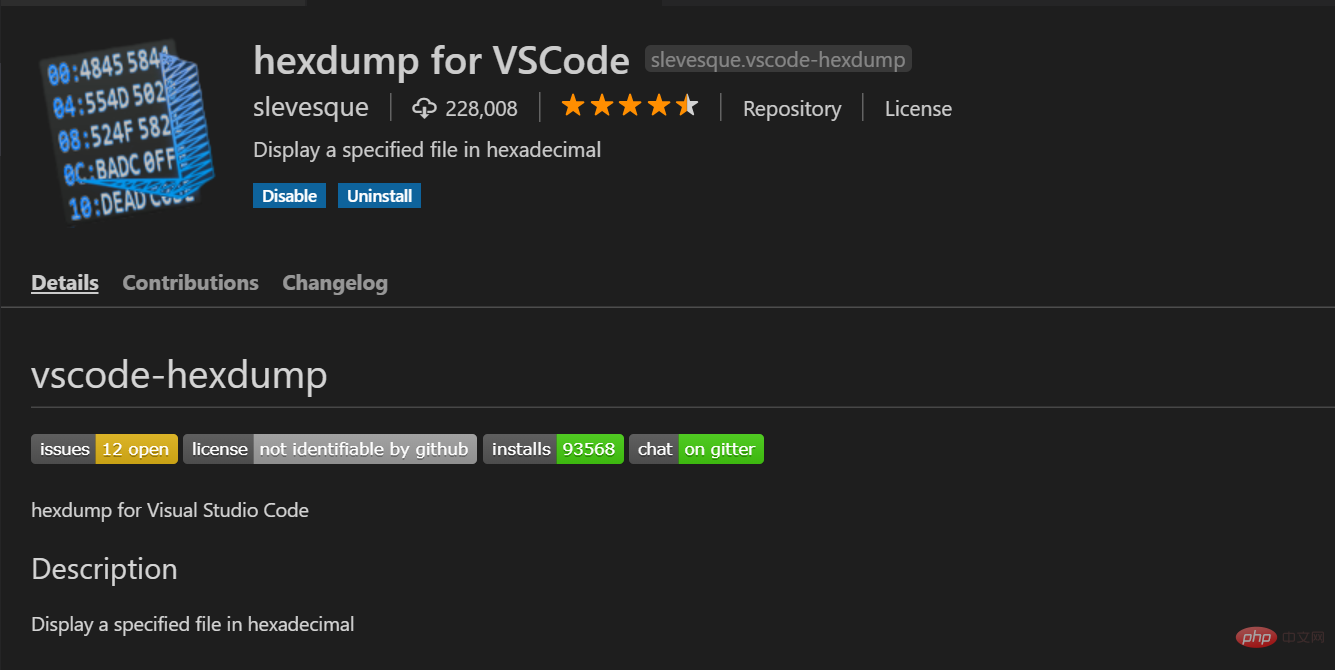 Comment afficher lhexadécimal dans vscode