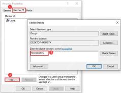 Win10 Select Groups 窗口输入 Administrators 添加管理员组