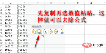 How to add 0 in front of numbers in Excel?