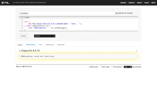 PHP 连接 MySQL 出现 could not find driver 怎么解决