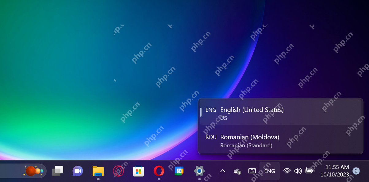 win11怎么把输入法放回任务栏_win11语言栏停靠任务栏设置步骤 - php中文网