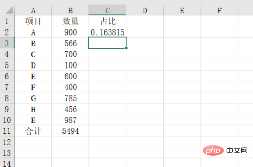 Comment trouver les proportions dans Excel