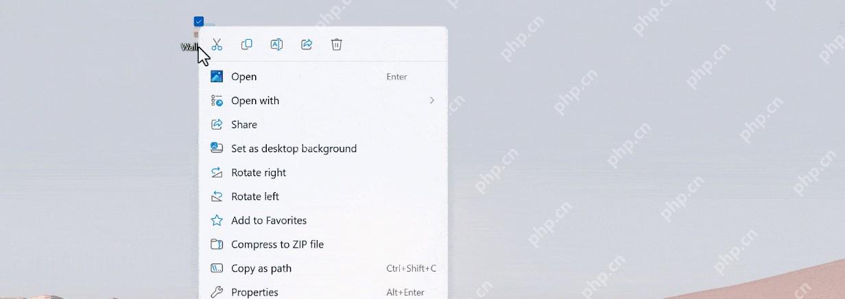 Win11 文件资源管理器右键菜单选择 Resize pictures