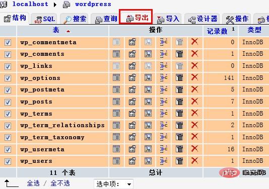 WordPress データベースを移行する方法