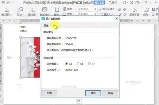 如何放大文档中插入图片的尺寸大小?设置效果