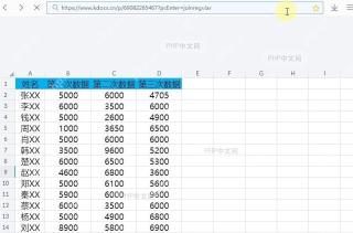 如何进入协作模式一起编辑表格?中间操作