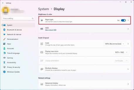 win11怎么关闭夜间模式_win11夜间显示关闭步骤 - php中文网