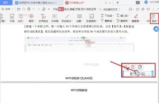 WPS PDF 页面中签名对象被选中并显示控制点