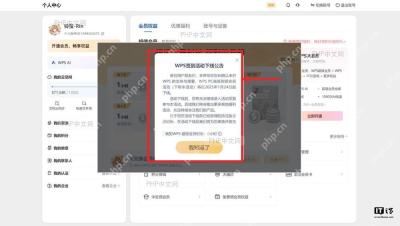 第一步:确认授权提示的 WPS 操作界面