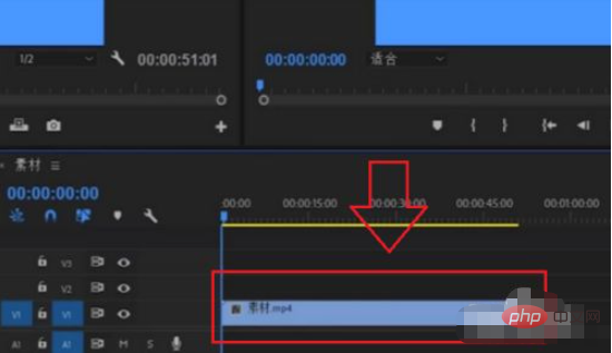 What should I do if there is no audio track when importing materials into Premiere?