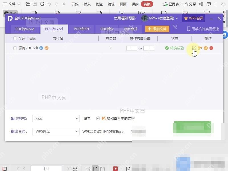 PDF如何将PDF文档转换为Excel文件？设置效果
