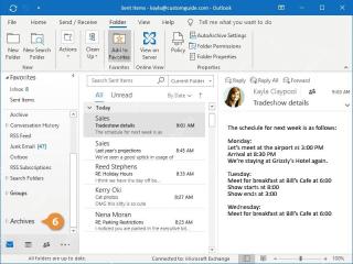 Outlook 左侧文件夹列表中的 Archive 和 Archives 存档位置