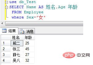 資料庫查詢語句怎麼寫