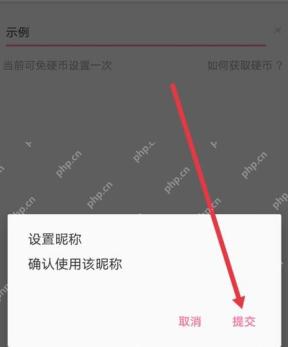 输入新的哔哩哔哩昵称并点击保存