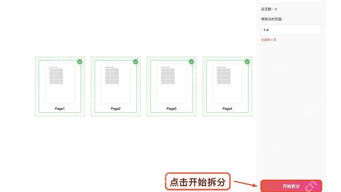 参数确认无误后再开始处理。