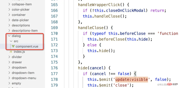 1642822196350230.png 사용자 정의 구성 요소에서 v-model을 사용하는 방법은 무엇입니까? .sync 수정자의 사용 시나리오에 대해 이야기해 보겠습니다.