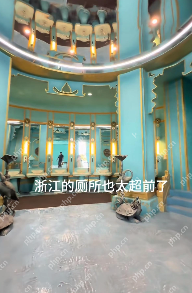 浙江一厕所高度还原玉虚宫引惊叹是怎么回事?详情介绍 - php中文网
