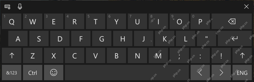 win10怎么调整触摸键盘大小_win10触摸键盘大小调整方法 - php中文网