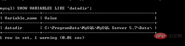 mysqlでデータベースが保存されている場所を確認する方法