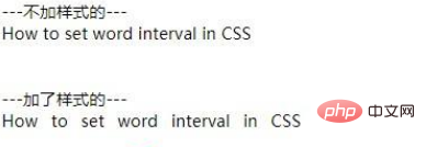 設定單字間距的CSS3樣式是什麼