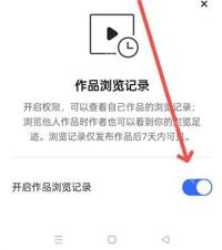 快手关闭开启作品浏览记录开关