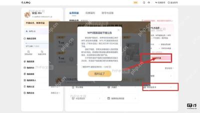 第三步:续费或恢复授权的 WPS 操作界面