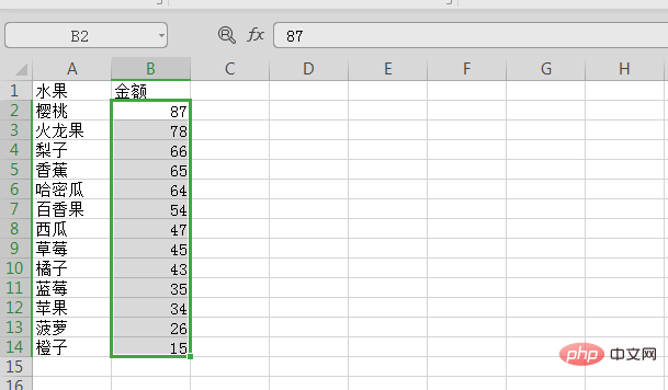 Wie sortiere ich in Excel absteigend?