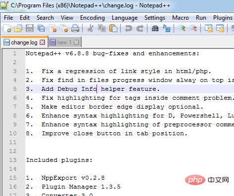 How to select a column in notepad