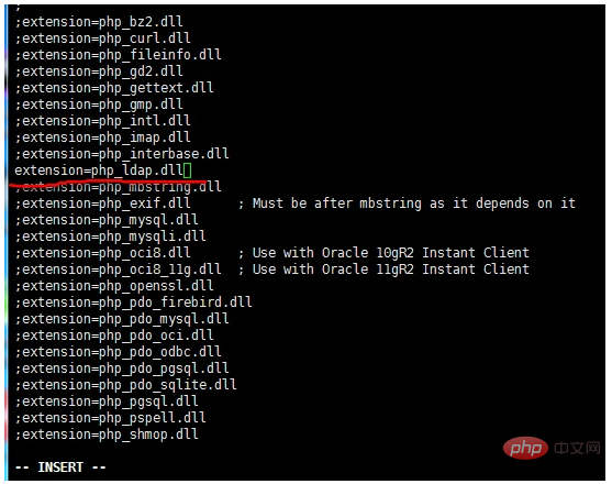 How to install ldap extension in php