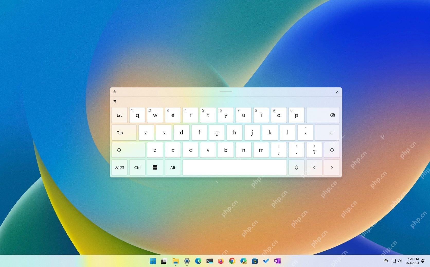 win11怎么关闭触摸键盘_win11触摸键盘关闭方法 - php中文网