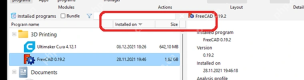 Total Uninstall Windows 已安装程序列表上方搜索框。
