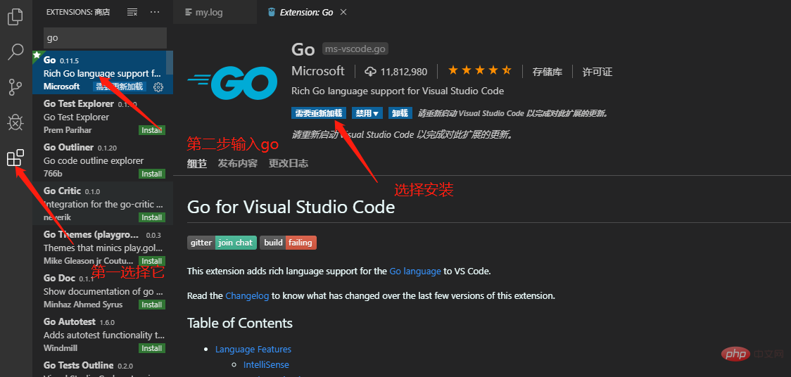 VSCode支持go语言吗