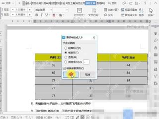 Word如何将文档表格快速转换为文档文字？设置效果