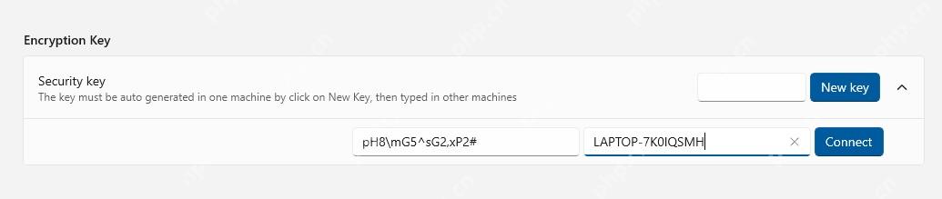 Win11 PowerToys Mouse Without Borders 输入 Security key 和 Device name