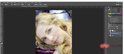 How to cut out hair on complex background in PS