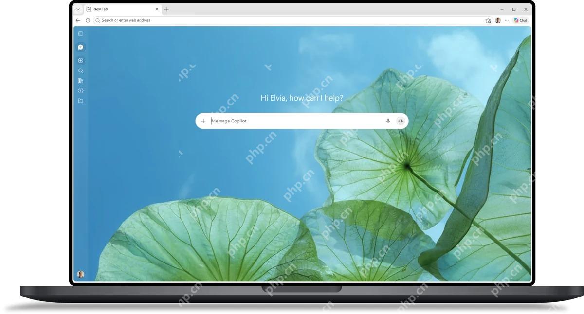 Microsoft Edge桌面版新建标签页界面