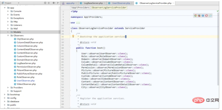 Explication détaillée de deux méthodes dévénements du modèle Laravel