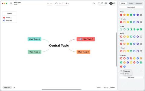 Xmind Pro怎么设置优先级图标