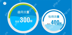 两种流量仪表盘分别标明通用流量、专用流量_中国移动怎么查询流量_中国移动手机流量使用查询方法 - php中文网