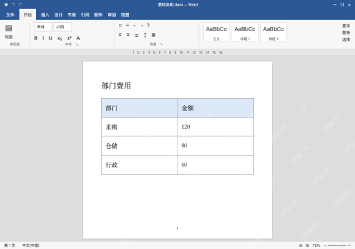 模拟 Microsoft Word Windows桌面版 完整窗口:方法一:普通粘贴,得到 Word 表格