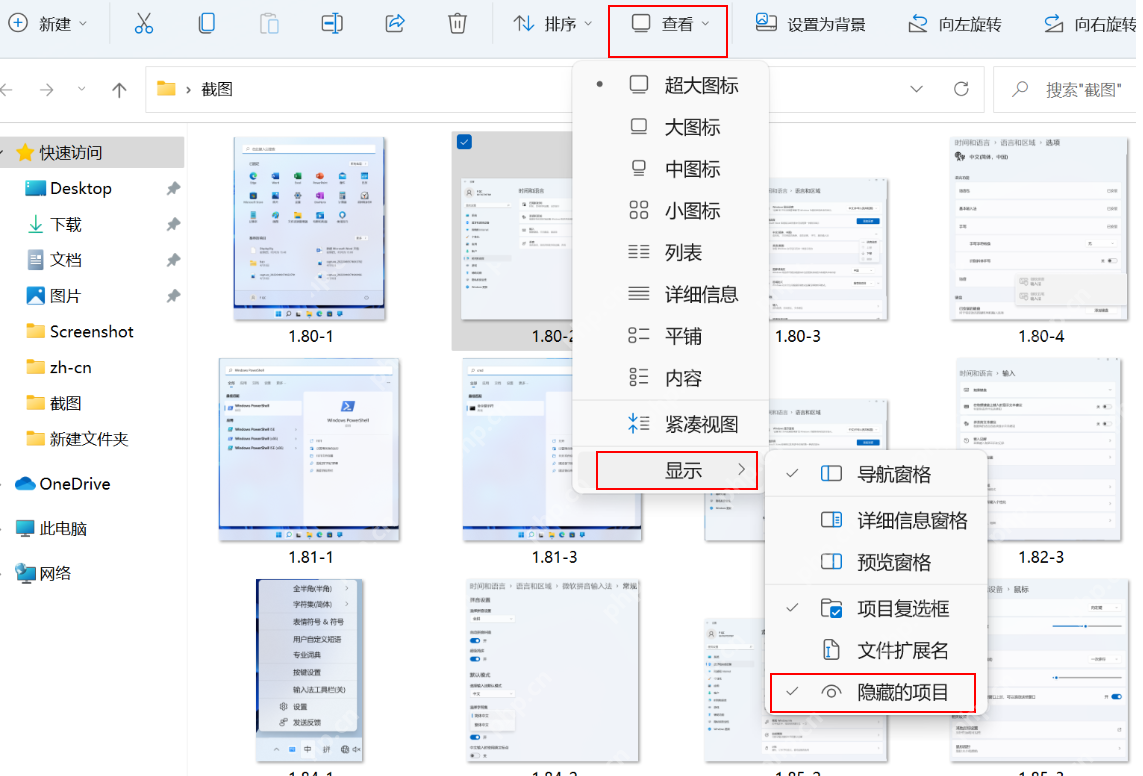 win11怎么查看隐藏文件夹_win11隐藏文件夹显示与查找指南 - php中文网