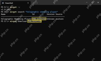 Win11怎么下载软件安装包而不安装_WinGet离线包获取方法