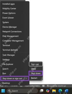 win11怎么用键盘关机_win11键盘快捷关机操作指南 - php中文网