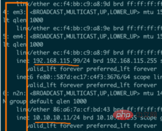 What is the command to check ip address in linux