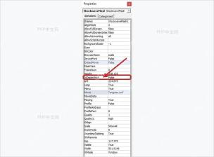 PowerPoint属性窗口中为Movie填写SWF文件路径