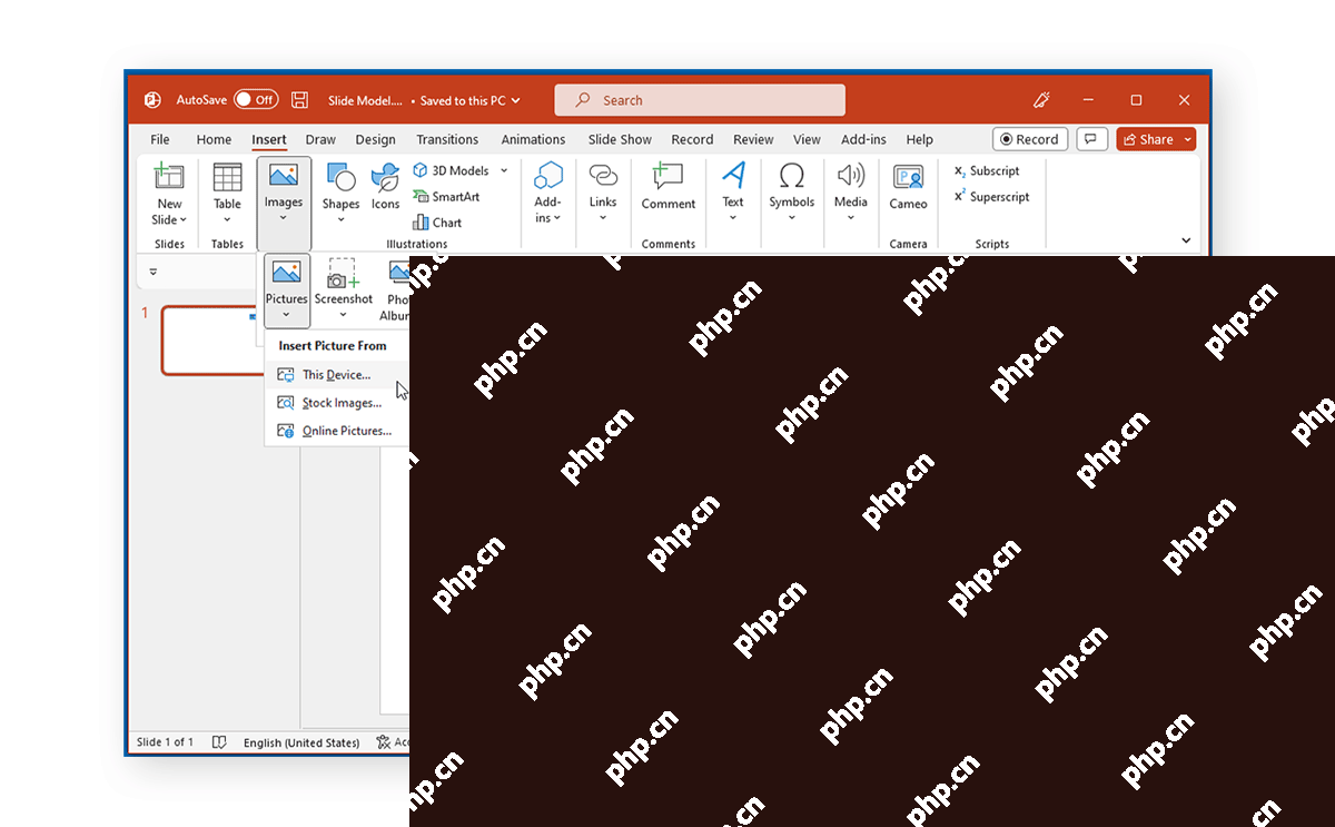 PowerPoint 选中图片进入图片格式