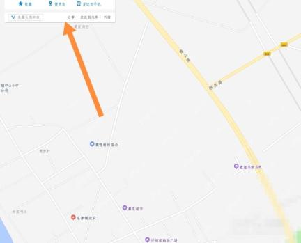 高德地图地点弹窗中的分享入口,用于生成含坐标的链接