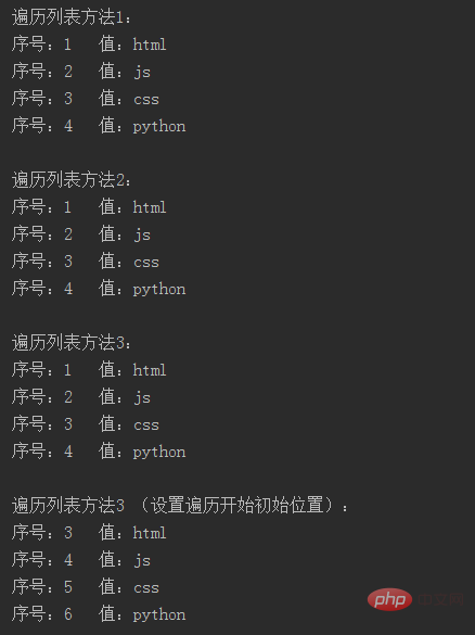 python怎麼遍歷列表進行操作